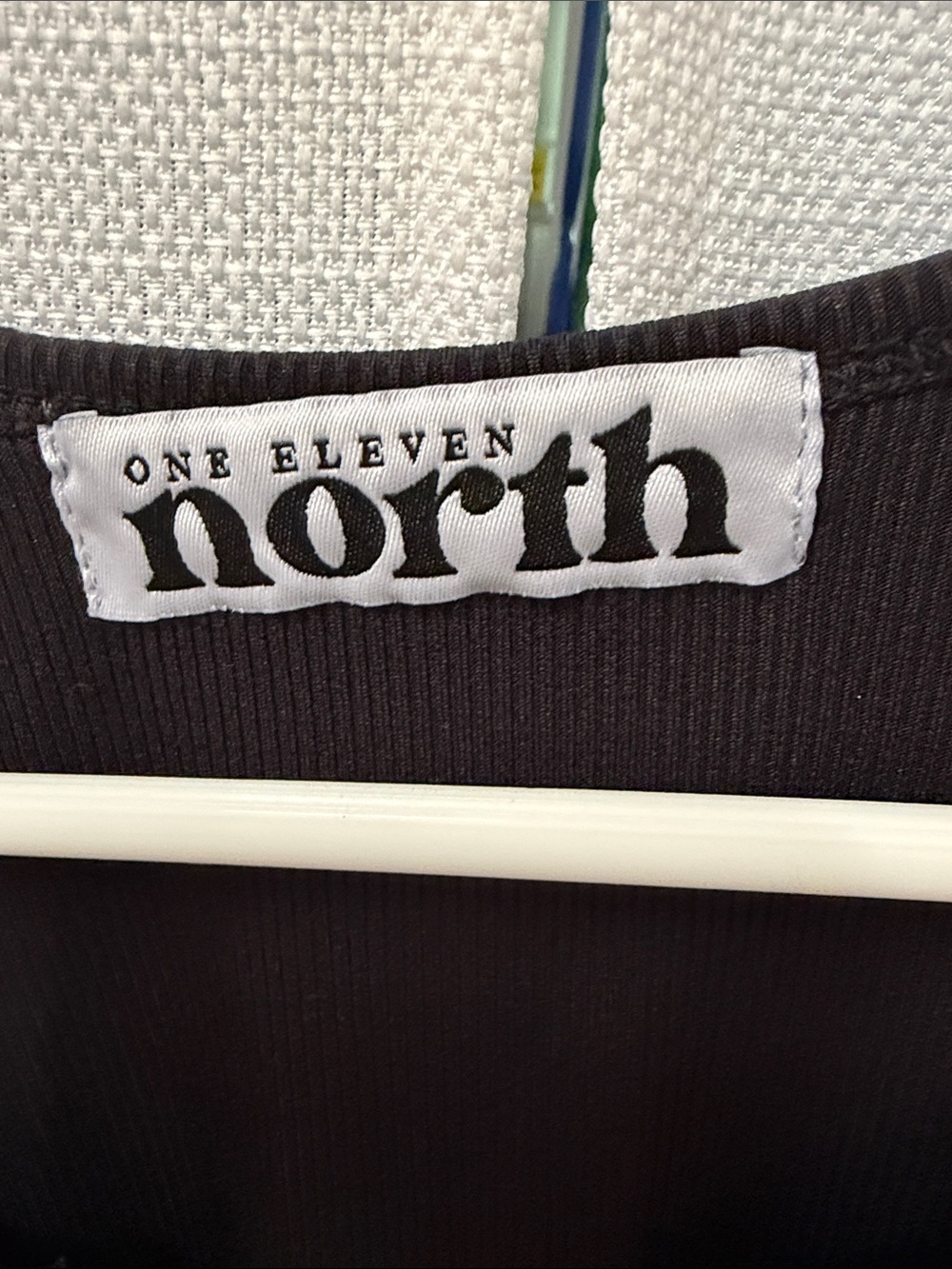 North Black Notch-Neck Tank Top - Picture 2 of 4